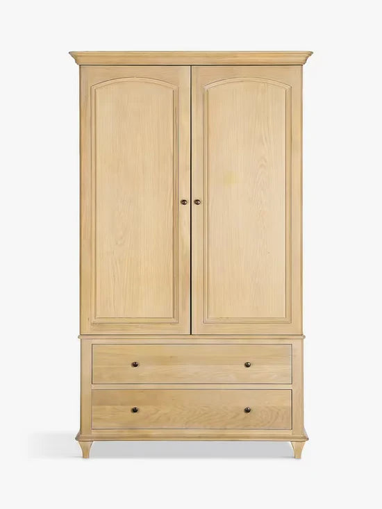 John Lewis Louis Double Wardrobe Oak