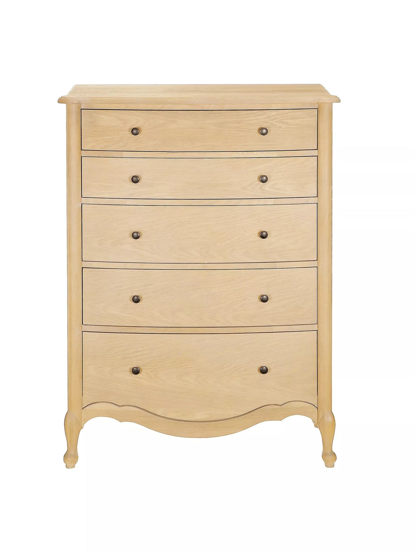John Lewis Louis 5 Drawer Chest, Oak