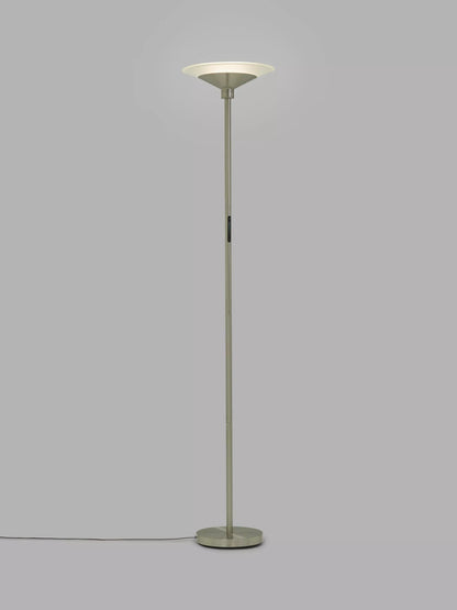 John Lewis Torchiere LED Smart Switch Floor Lamp, Nickel3