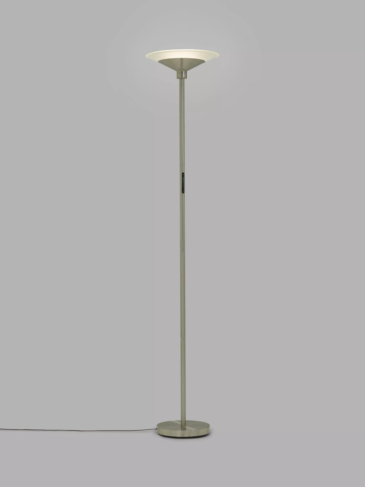 John Lewis Torchiere LED Smart Switch Floor Lamp, Nickel4