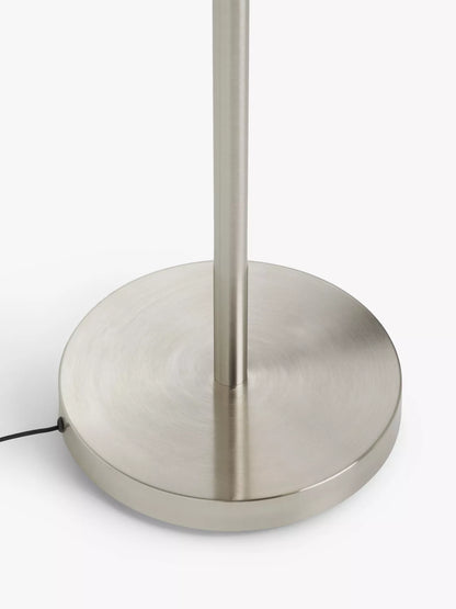 John Lewis Torchiere LED Smart Switch Floor Lamp, Nickel