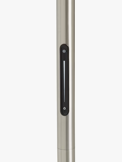 John Lewis Torchiere LED Smart Switch Floor Lamp, Nickel