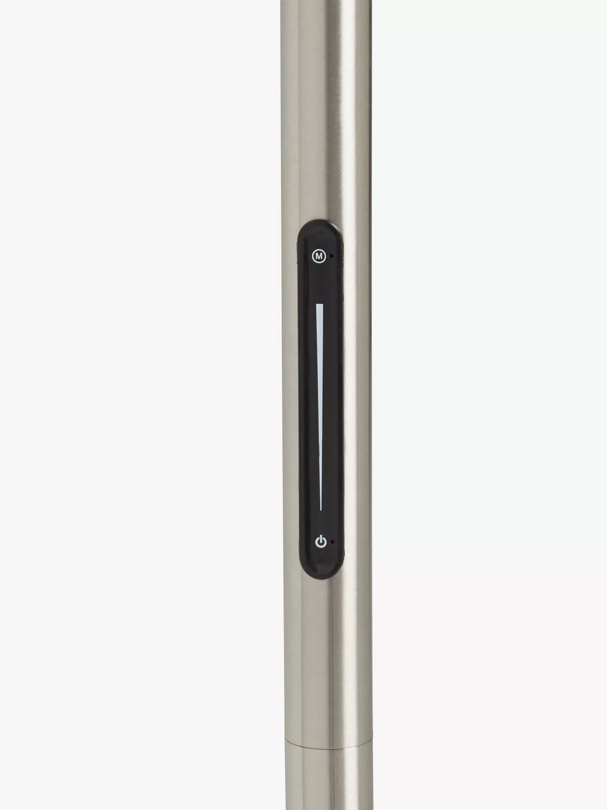 John Lewis Torchiere LED Smart Switch Floor Lamp, Nickel