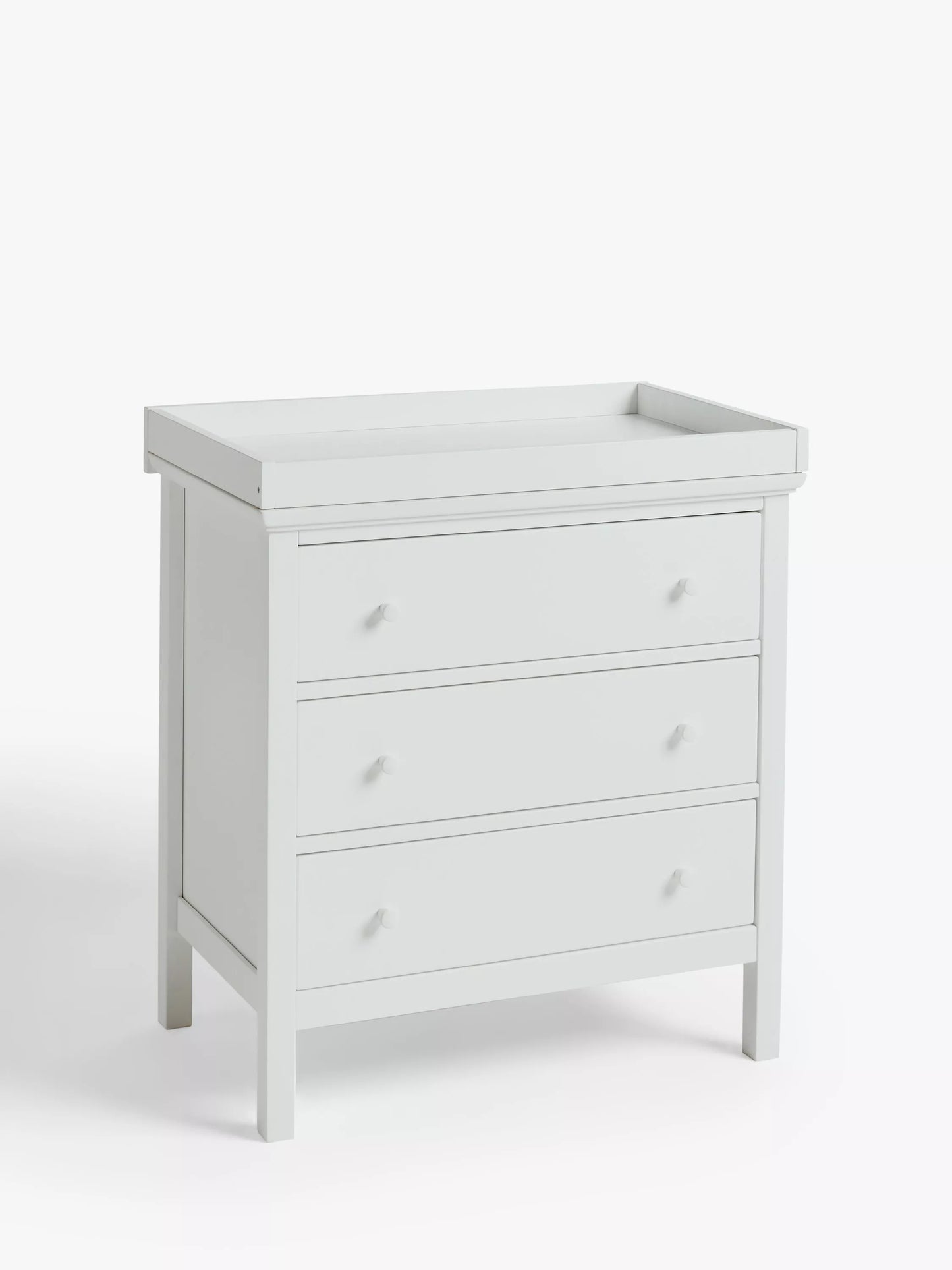 John Lewis Wilton Chest of Drawers 3 White , White 