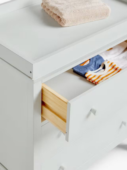 John Lewis Wilton Changing Table Dresser, White