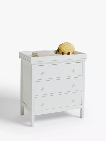 John Lewis Wilton Changing Table Dresser, White