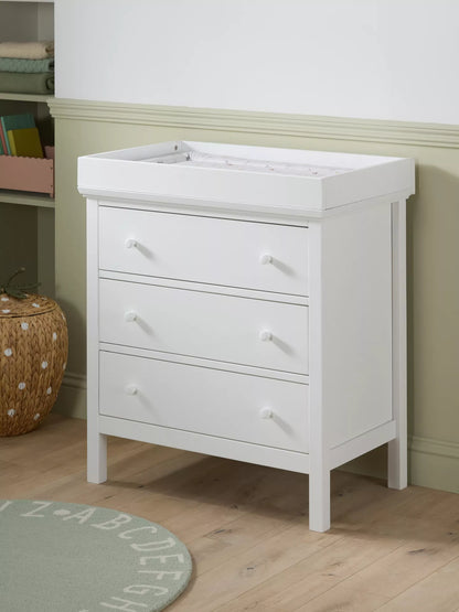 John Lewis Wilton Changing Table Dresser, White