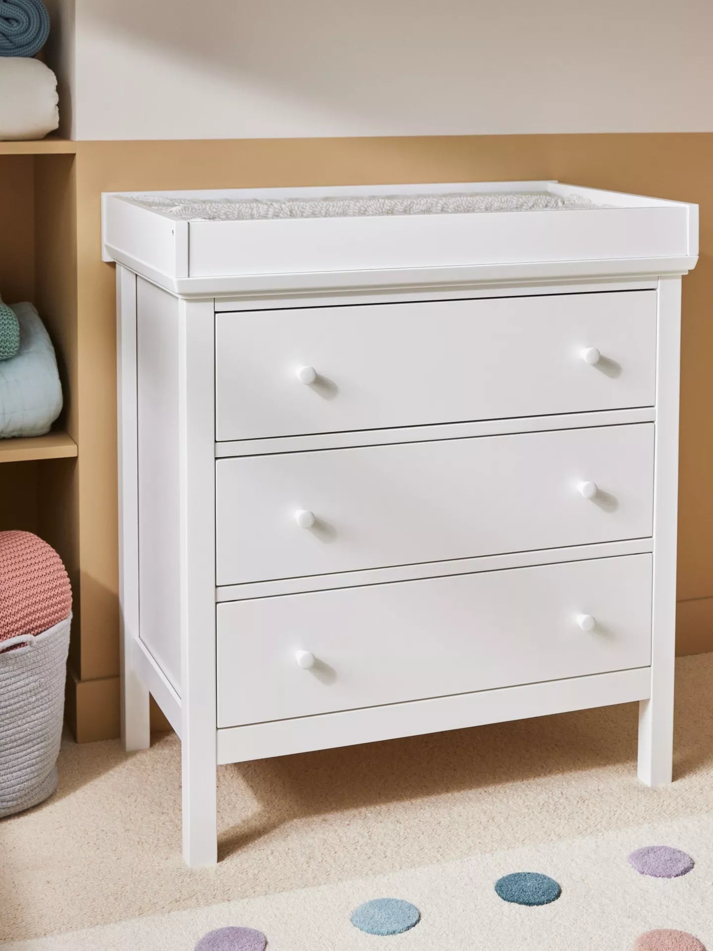 John Lewis Wilton Changing Table Dresser, White