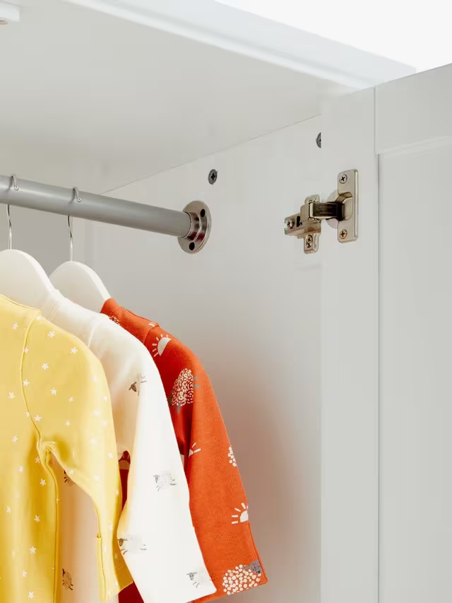 John Lewis Wilton Double Wardrobe, White