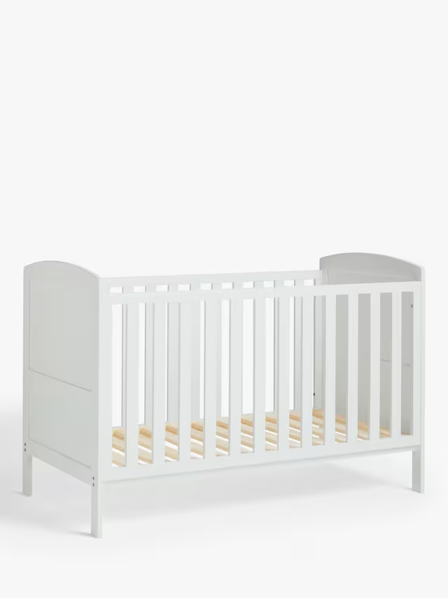 John Lewis Wilton Cotbed, White