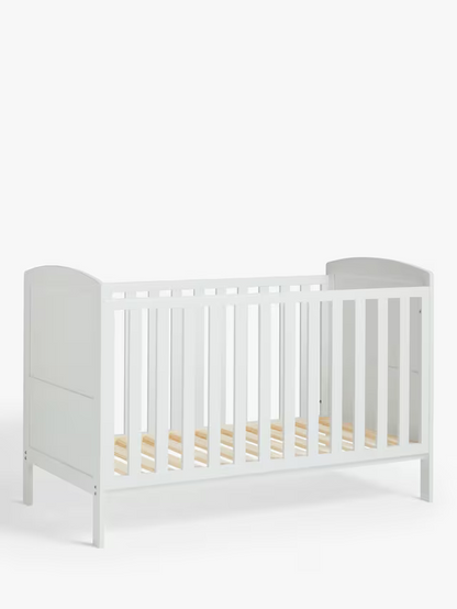 John Lewis Wilton Cotbed, White