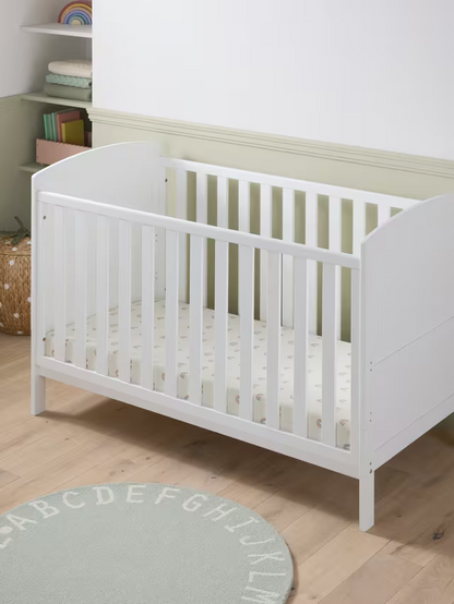 John Lewis Wilton Cotbed, White