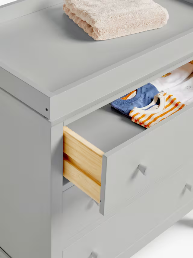 John Lewis Wilton Changing Table Dresser, Grey