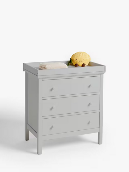 John Lewis Wilton Changing Table Dresser, Grey