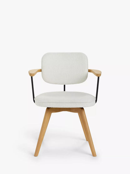 John Lewis Soren Office Chair, Ivory/Natural