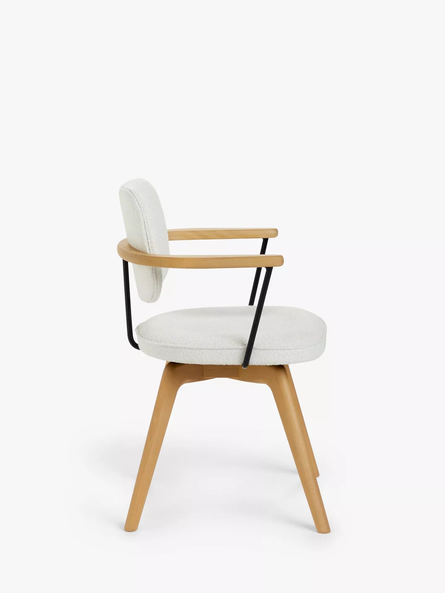 John Lewis Soren Office Chair, Ivory/Natural