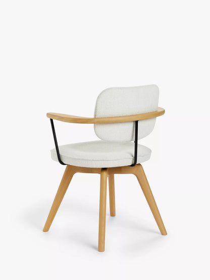 John Lewis Soren Office Chair, Ivory/Natural