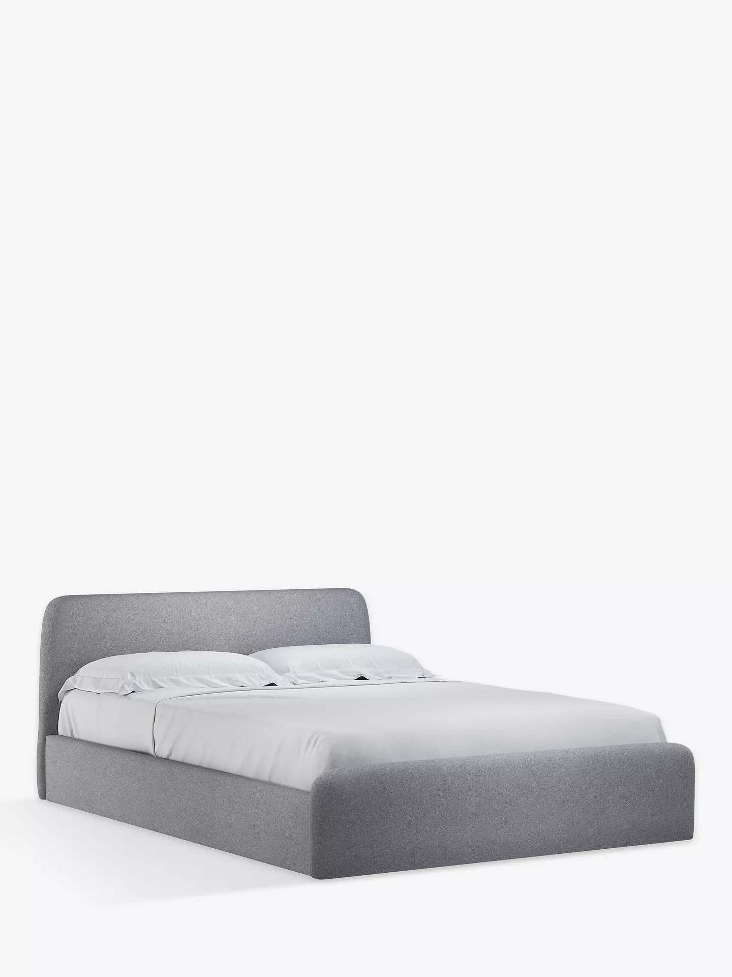 Bonn Ottoman Storage Upholstered Bed Frame, Small Double, Saga Grey