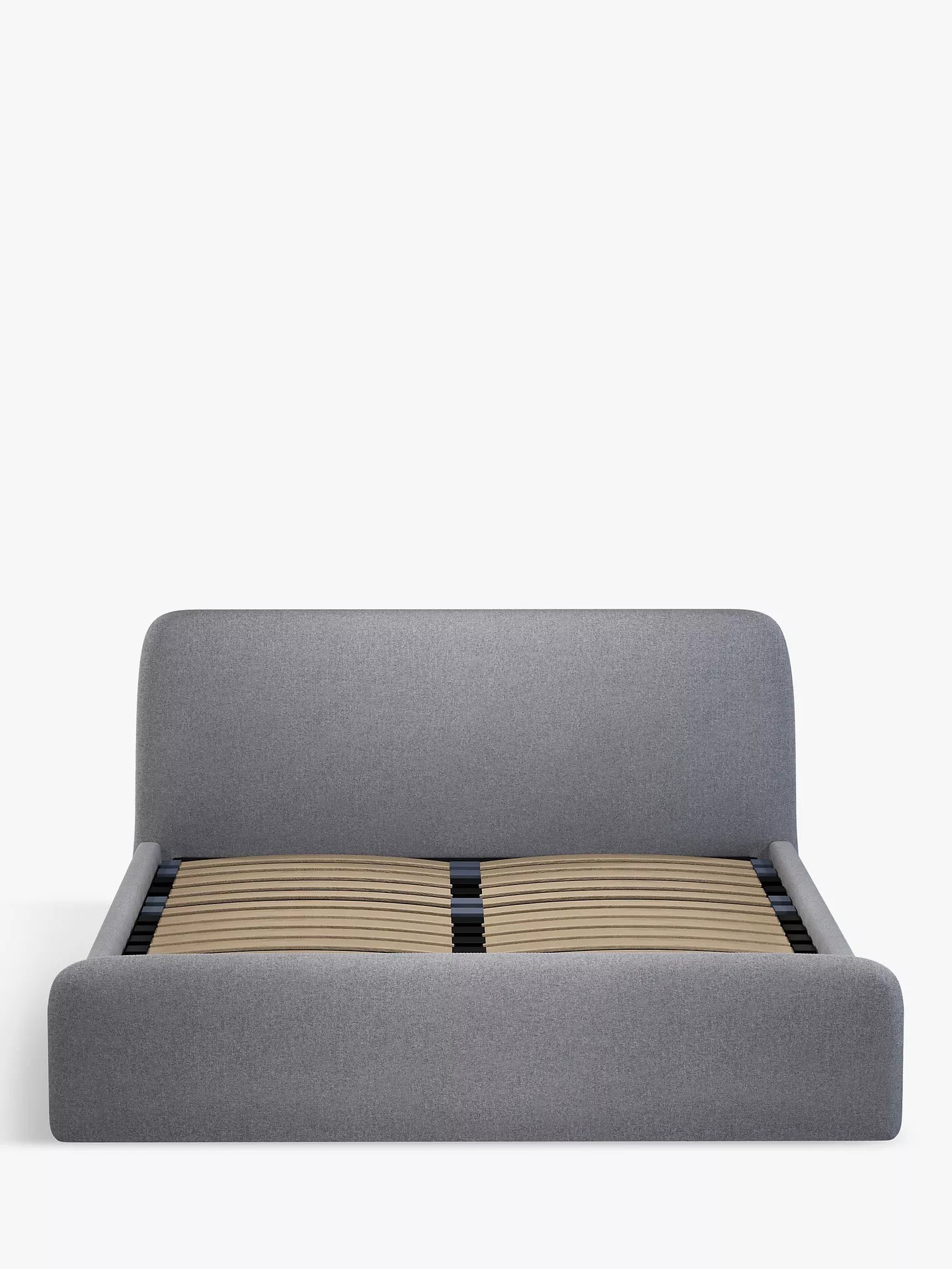 Bonn Ottoman Storage Upholstered Bed Frame, Small Double, Saga Grey