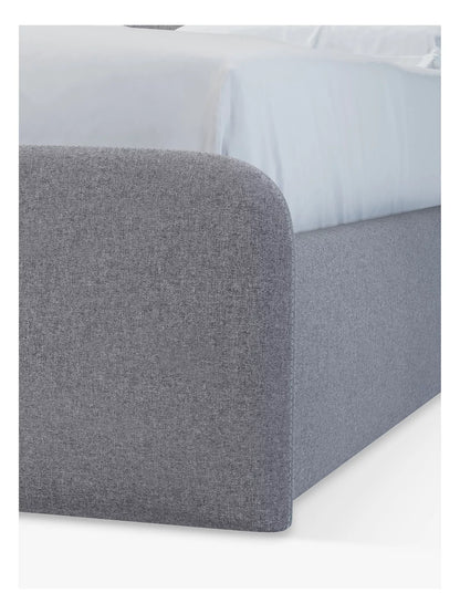 Bonn Ottoman Storage Upholstered Bed Frame, Small Double, Saga Grey