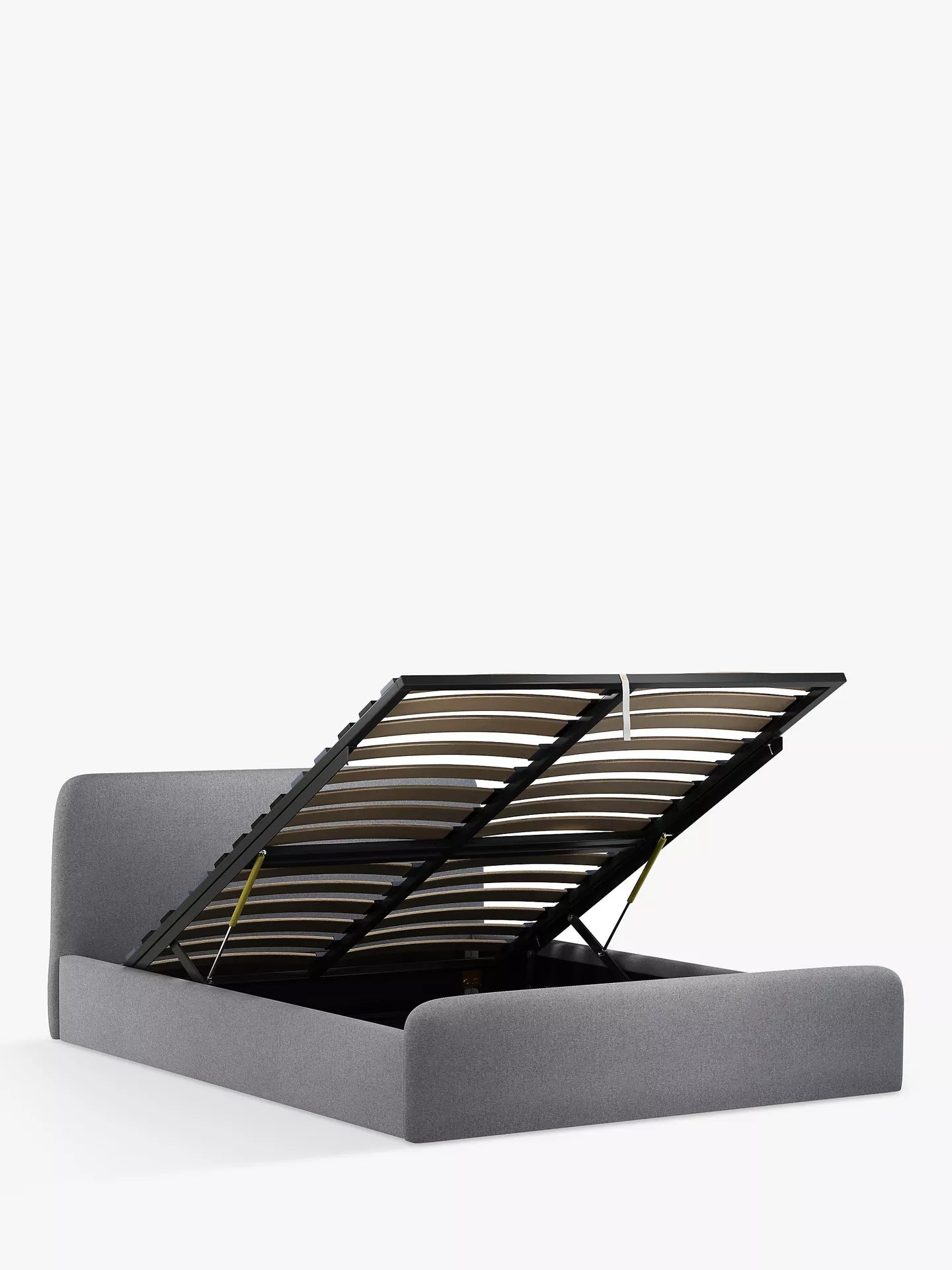 Bonn Ottoman Storage Upholstered Bed Frame, Small Double, Saga Grey