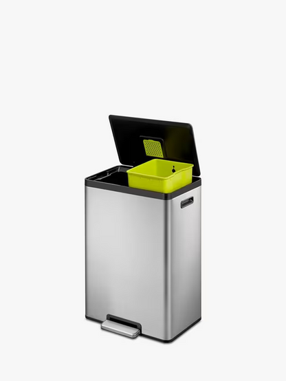 EKO Ecocasa 2 Section Recycling Pedal Bin, 2x 20L