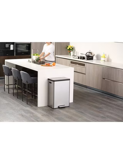 EKO Ecocasa 2 Section Recycling Pedal Bin, 2x 20L