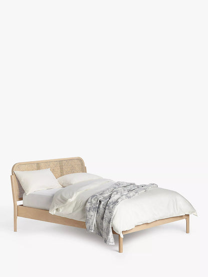 John Lewis Rattan Bed Frame, King Size, Oak