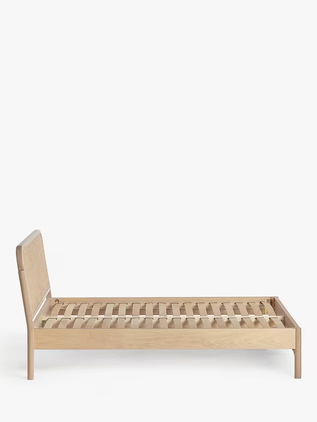 John Lewis Rattan Bed Frame, King Size, Oak