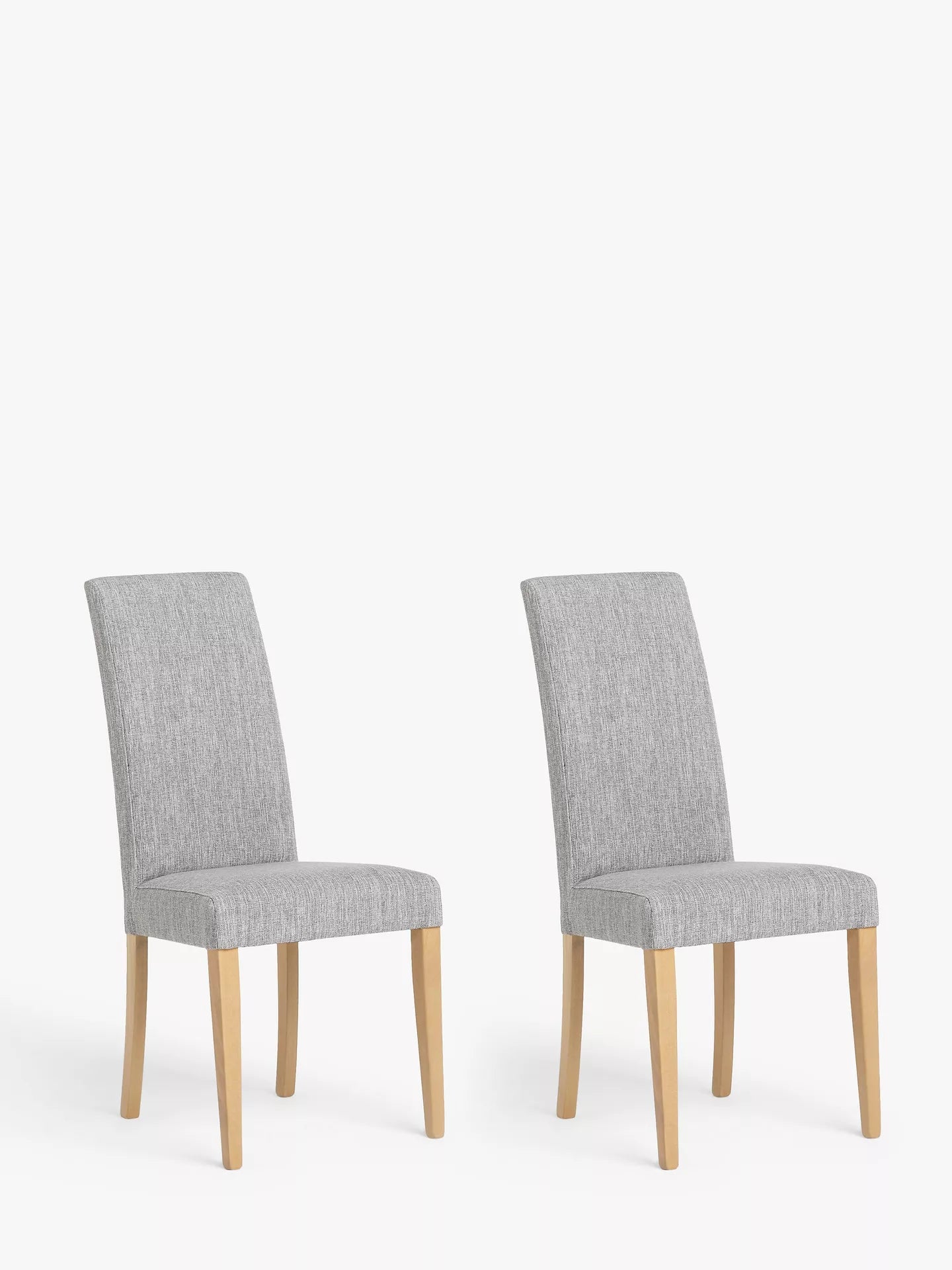 John Lewis ANYDAY Slender Dining Chairs, Set of 2, Easyclean Grey (Copy)