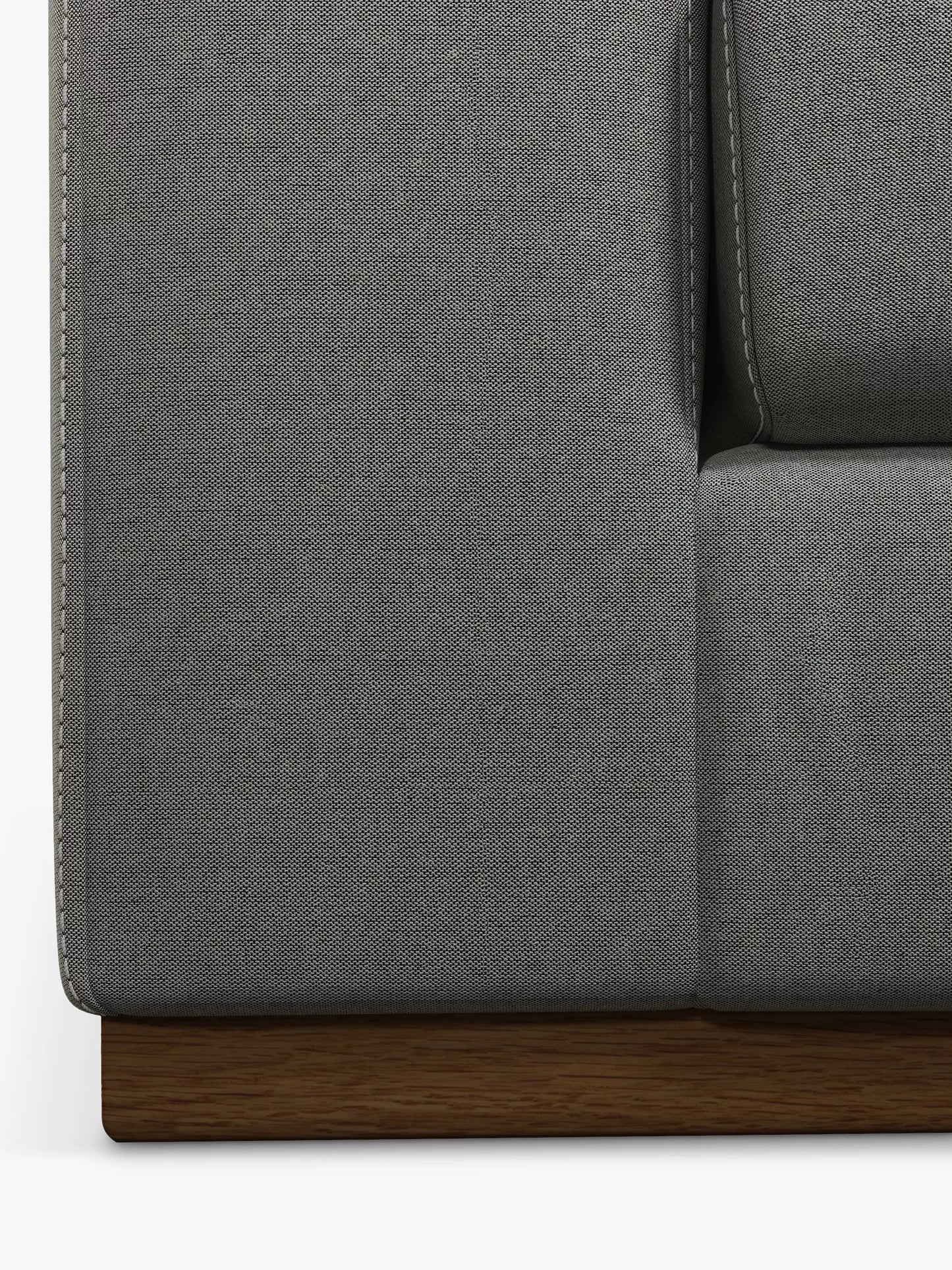 John Lewis + Swoon Rubik Medium 2 Seater Sofa, Grey Cotton