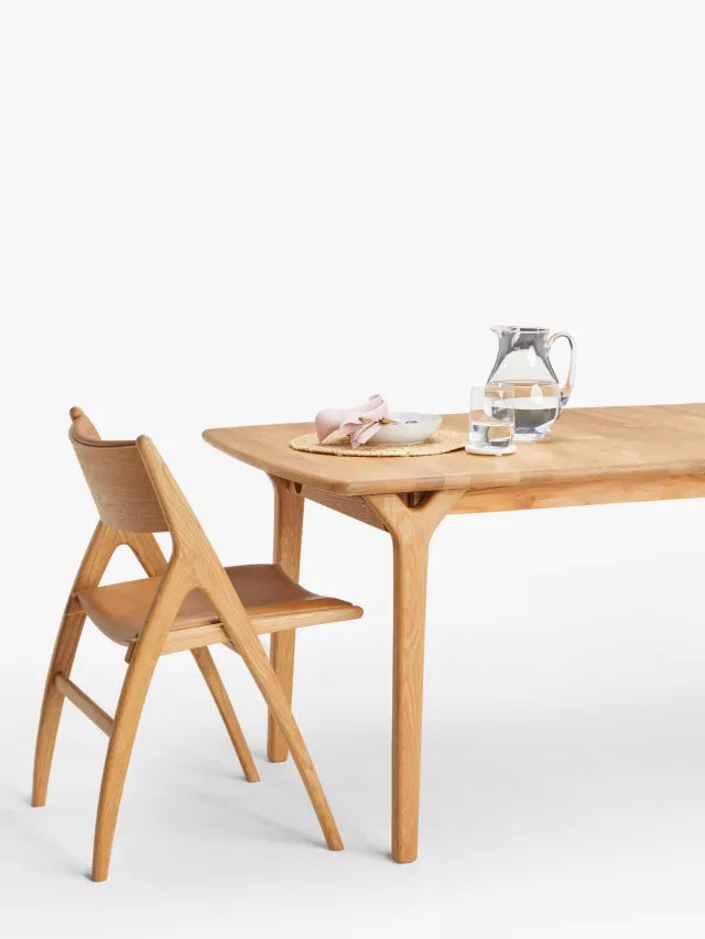 John Lewis X-Ray 6-8 Seater Extending Dining Table, Oak