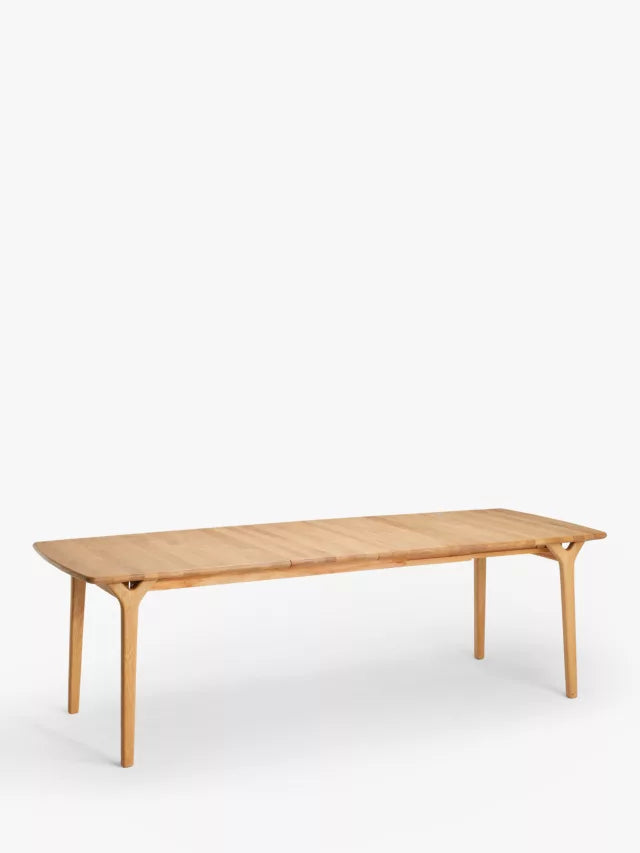 John Lewis X-Ray 6-8 Seater Extending Dining Table, Oak