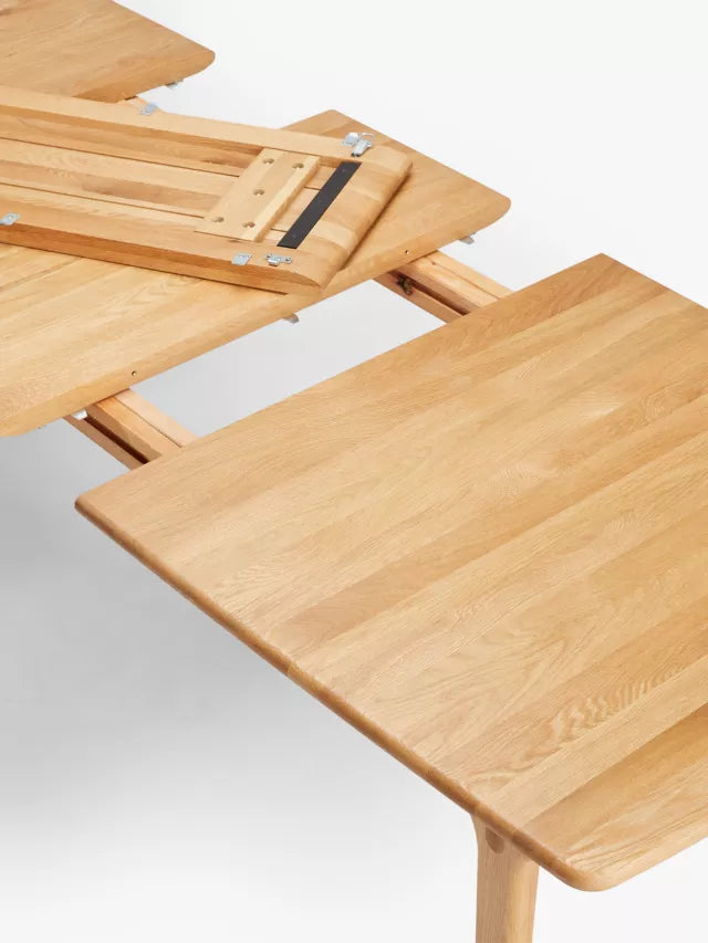 John Lewis X-Ray 6-8 Seater Extending Dining Table, Oak