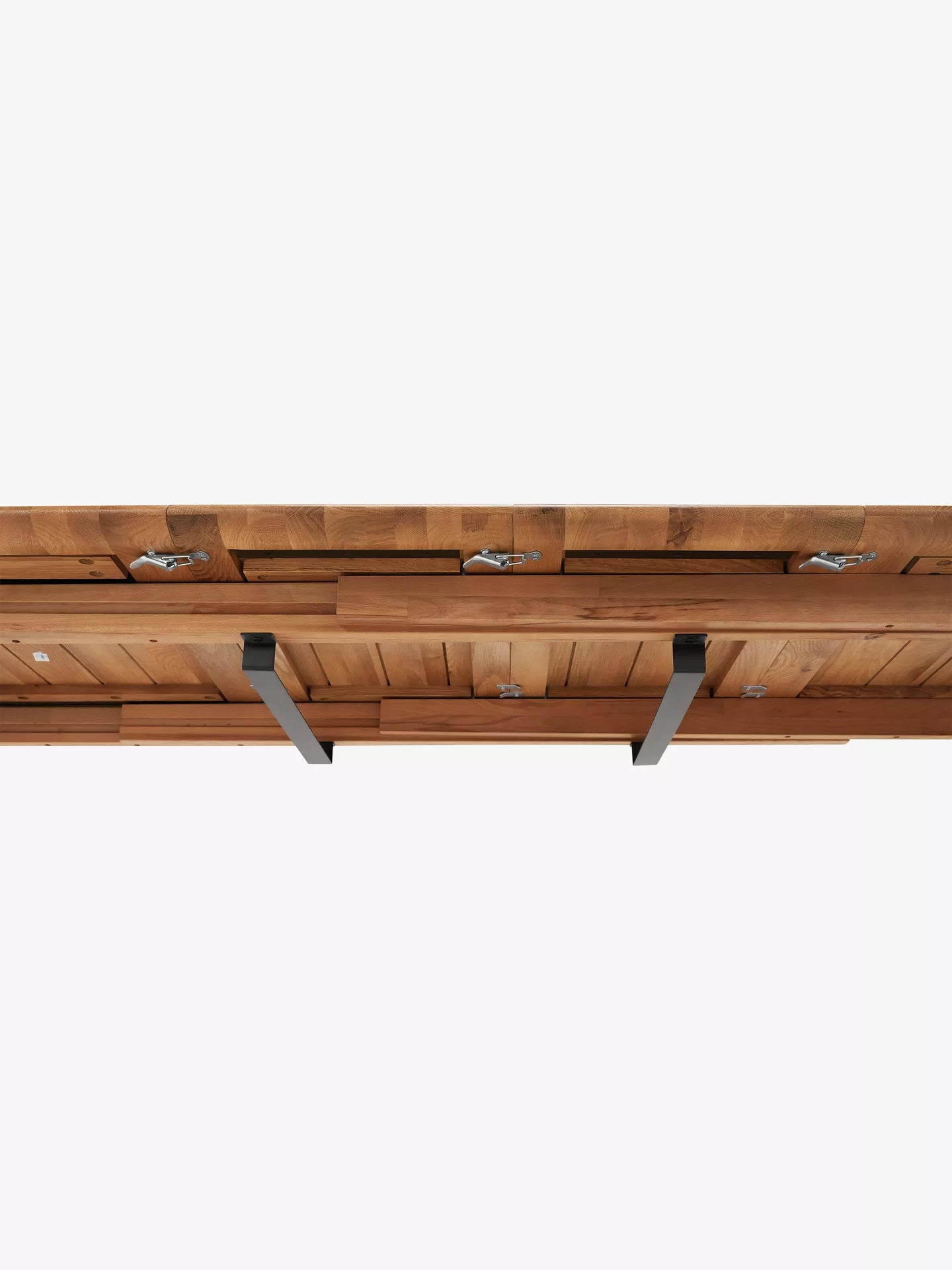 John Lewis X-Ray 6-8 Seater Extending Dining Table, Oak