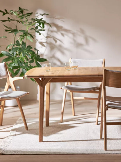 John Lewis X-Ray 6-8 Seater Extending Dining Table, Oak