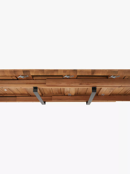 John Lewis X-Ray 6-8 Seater Extending Dining Table, Oak