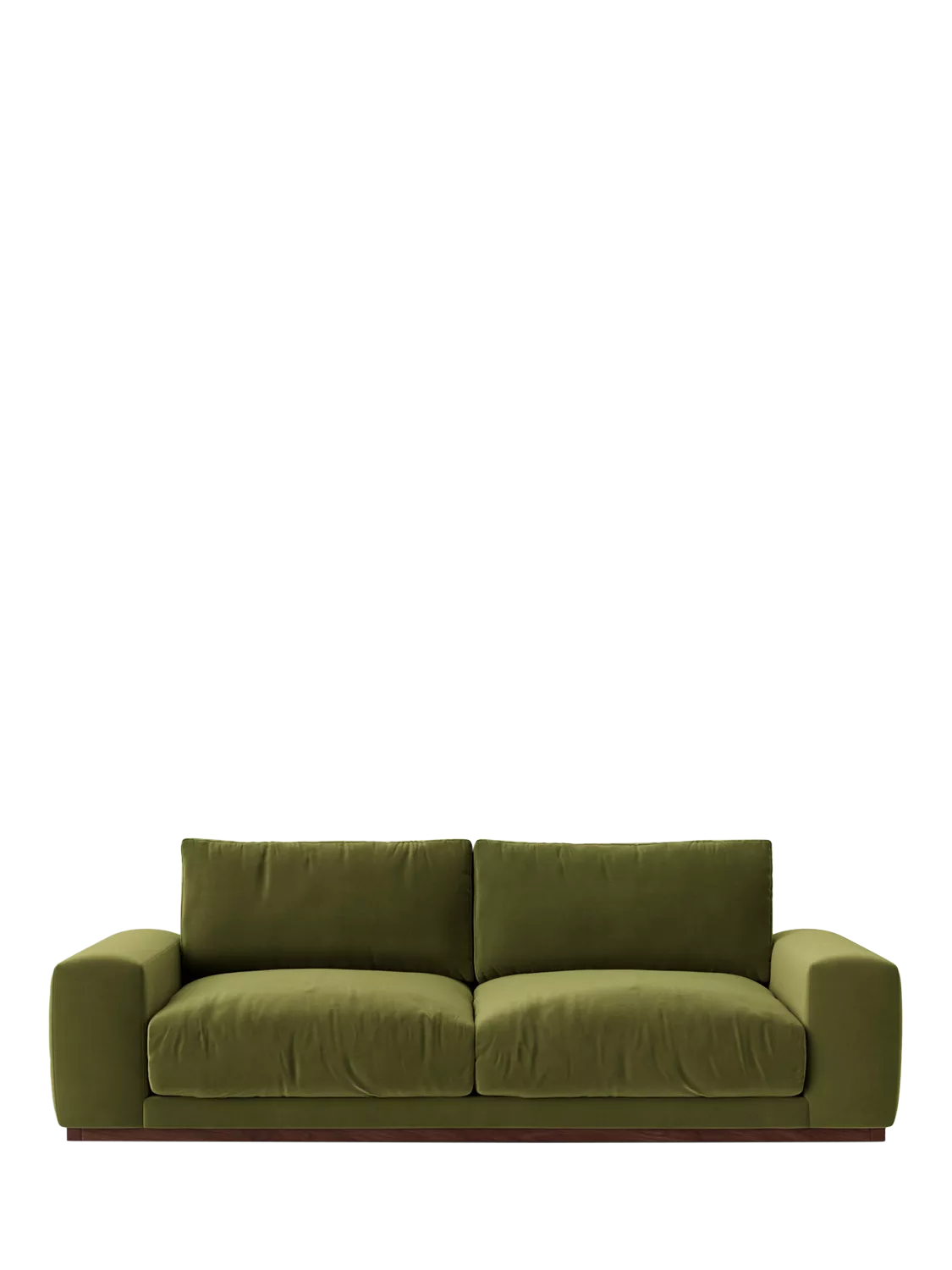 Swoon Denver Large 3 Seater Sofa,, Fern Velvet