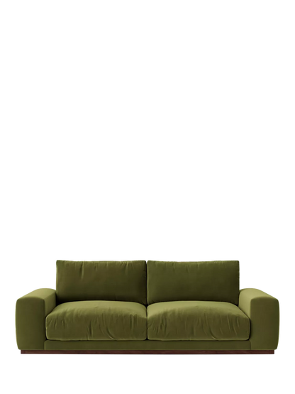 Swoon Denver Large 3 Seater Sofa,, Fern Velvet