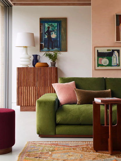 Swoon Denver Large 3 Seater Sofa,, Fern Velvet