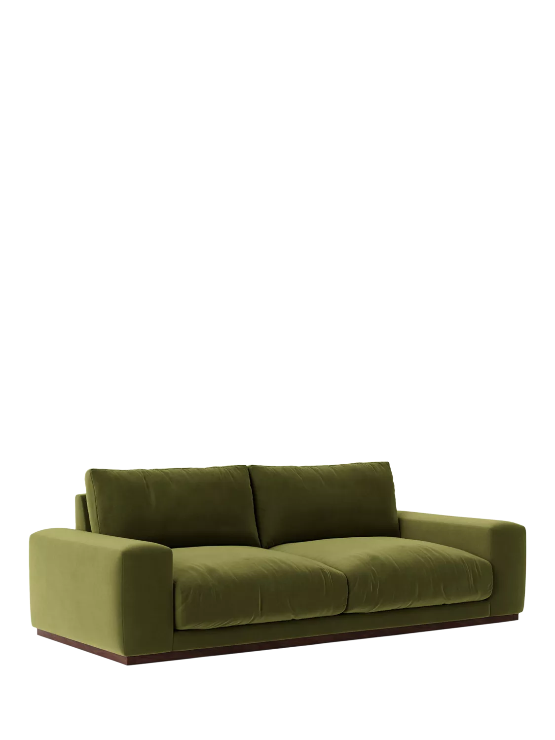 Swoon Denver Large 3 Seater Sofa,, Fern Velvet