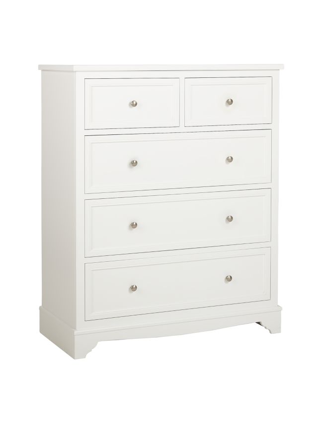 John Lewis St Ives 5 Drawer Chest, White