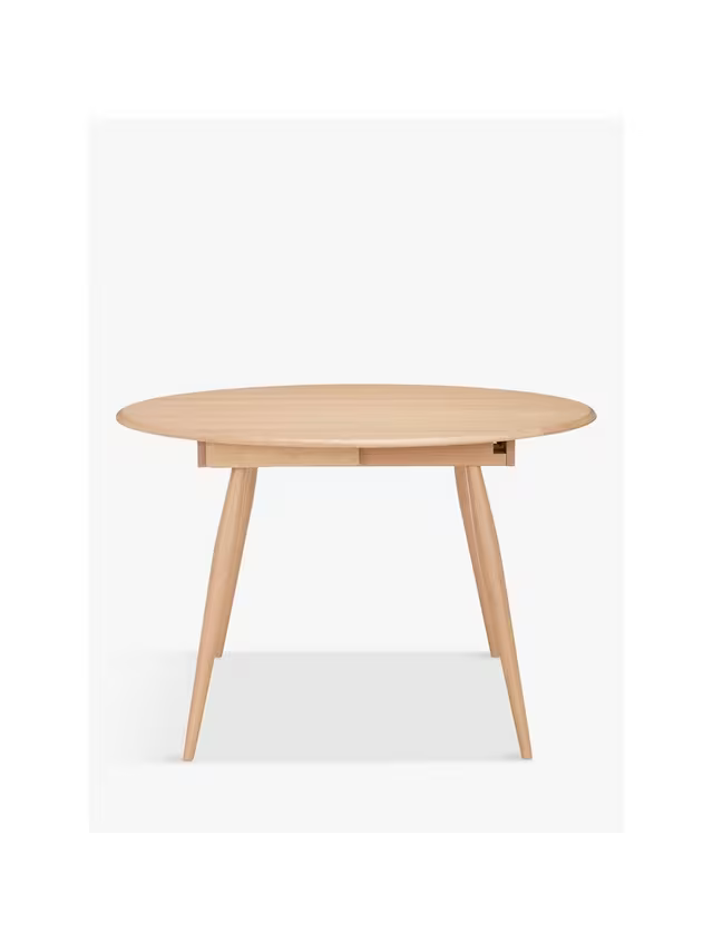 ercol for John Lewis Shalstone 4-6 Seater Extending Round Dining Table, Oak