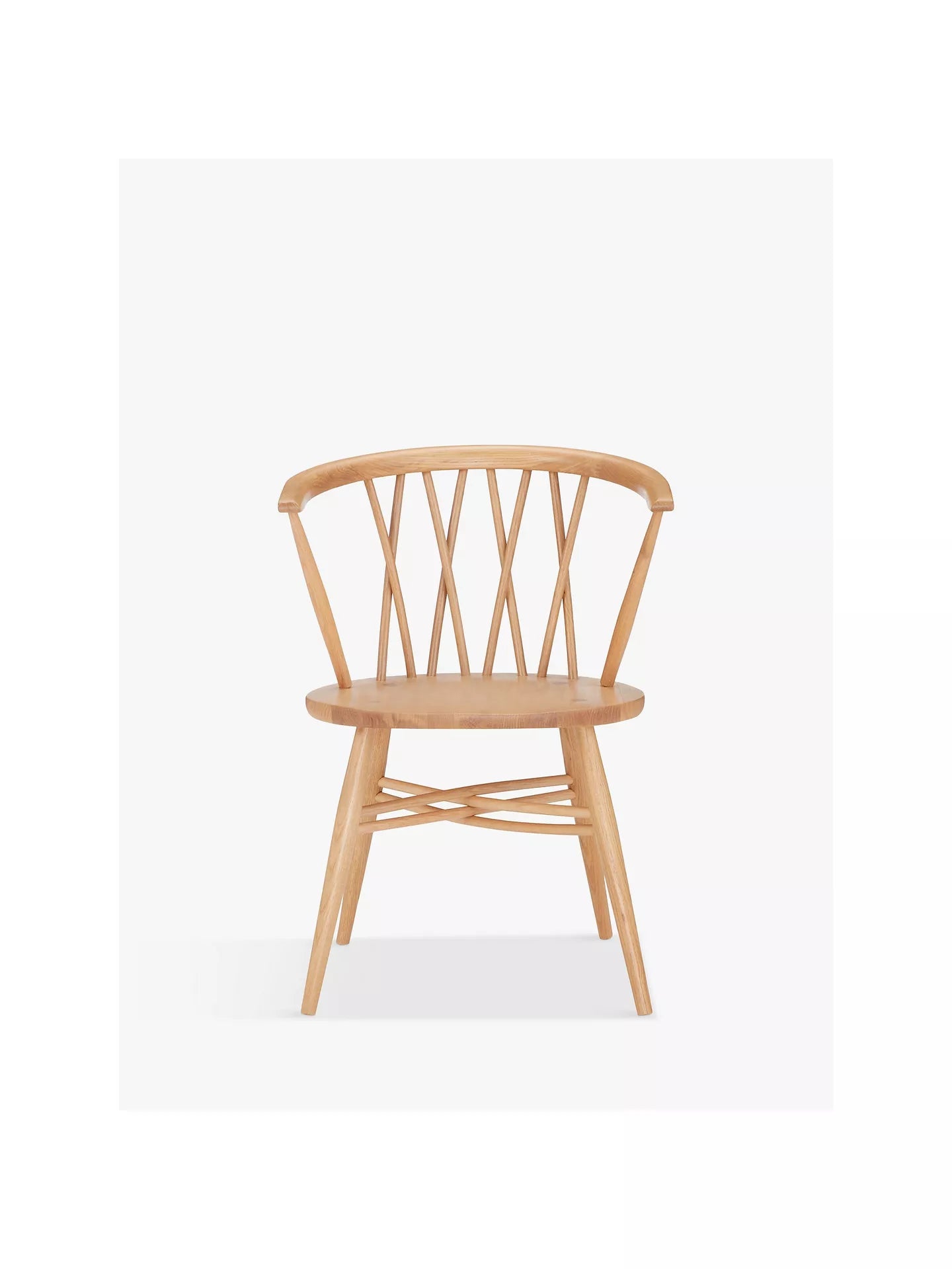 ercol for John Lewis Shalstone Dining Armchair, Oak
