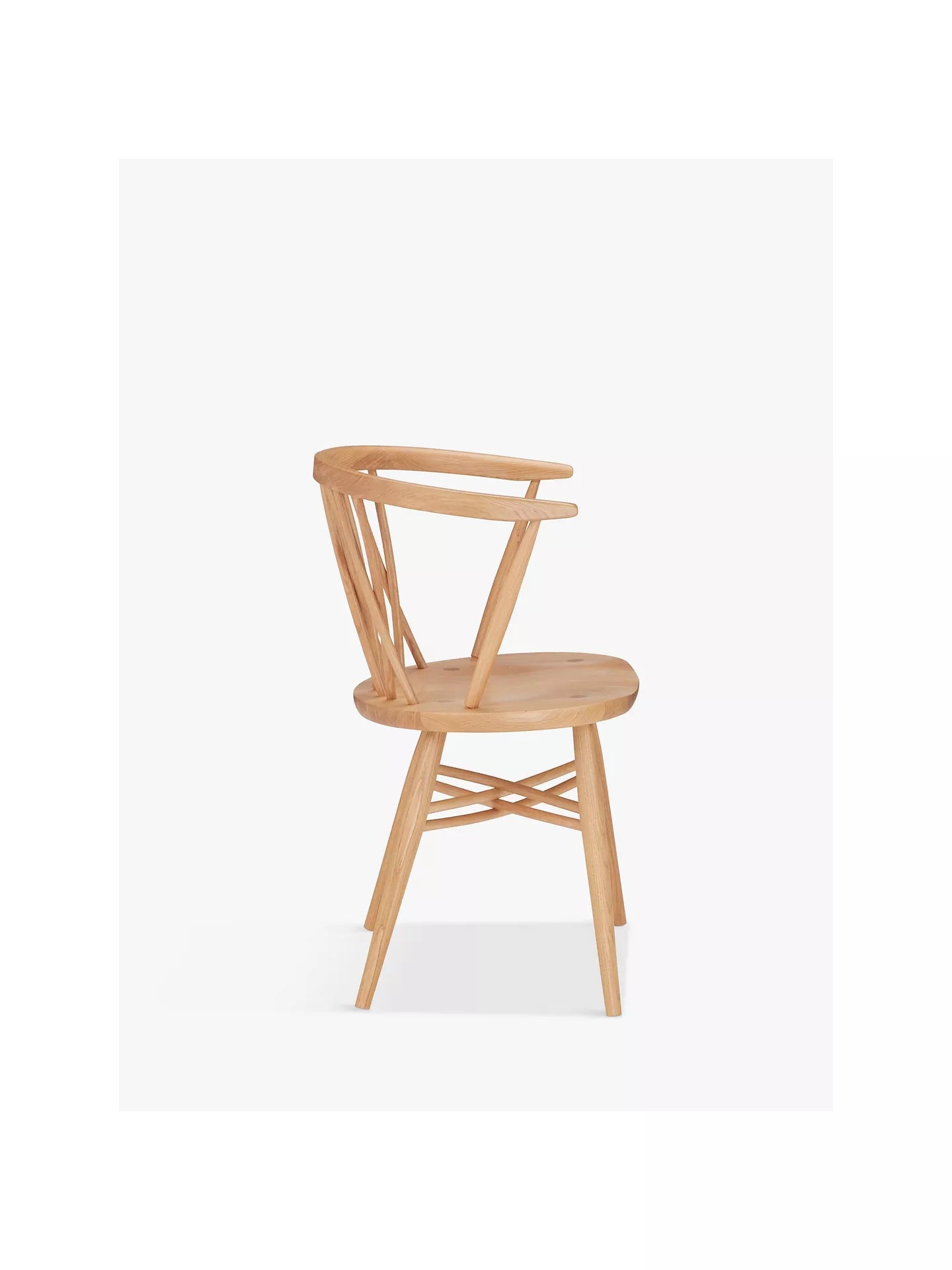 ercol for John Lewis Shalstone Dining Armchair, Oak
