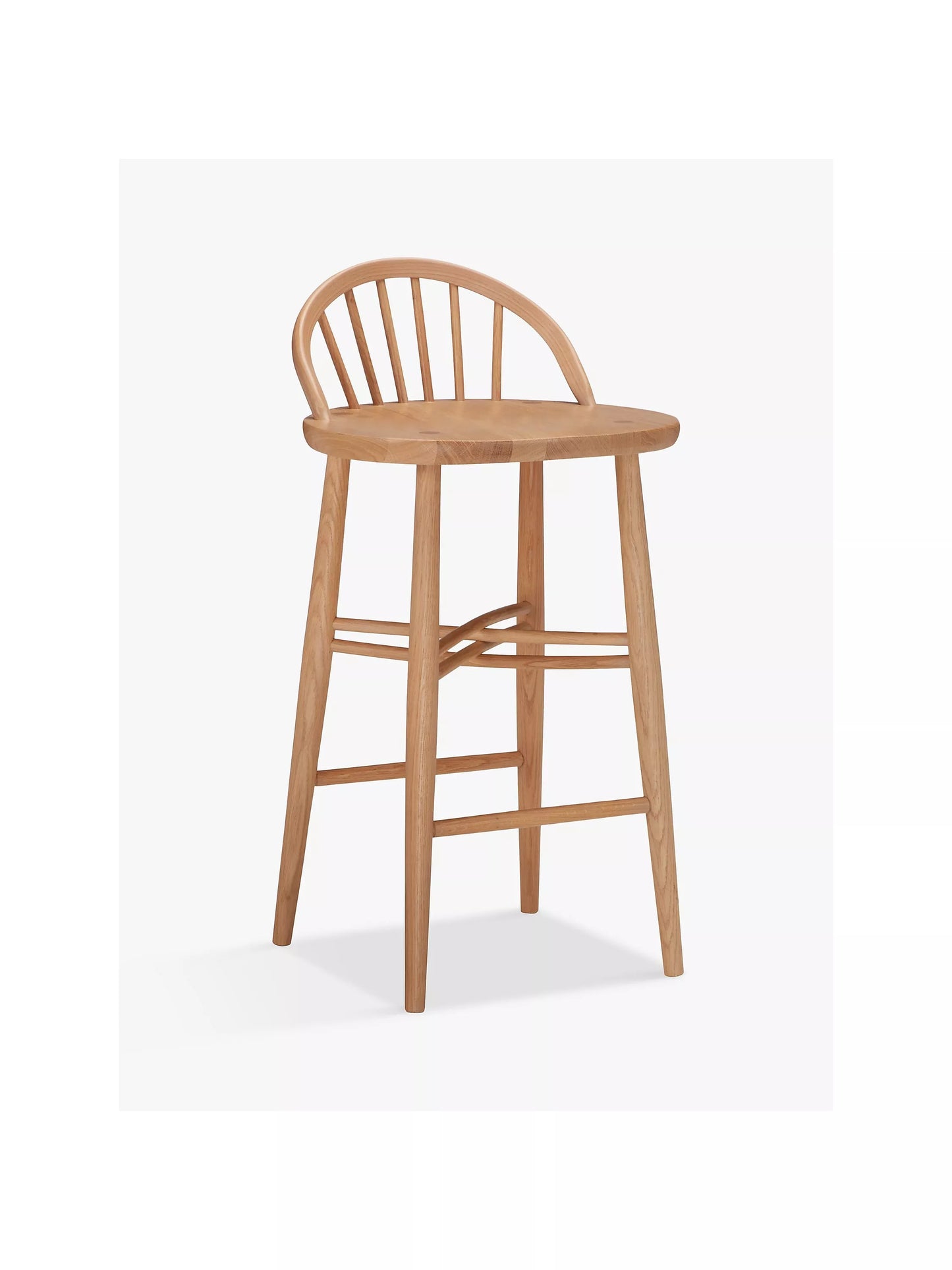 ercol for John Lewis Shalstone Bar Stool, Oak