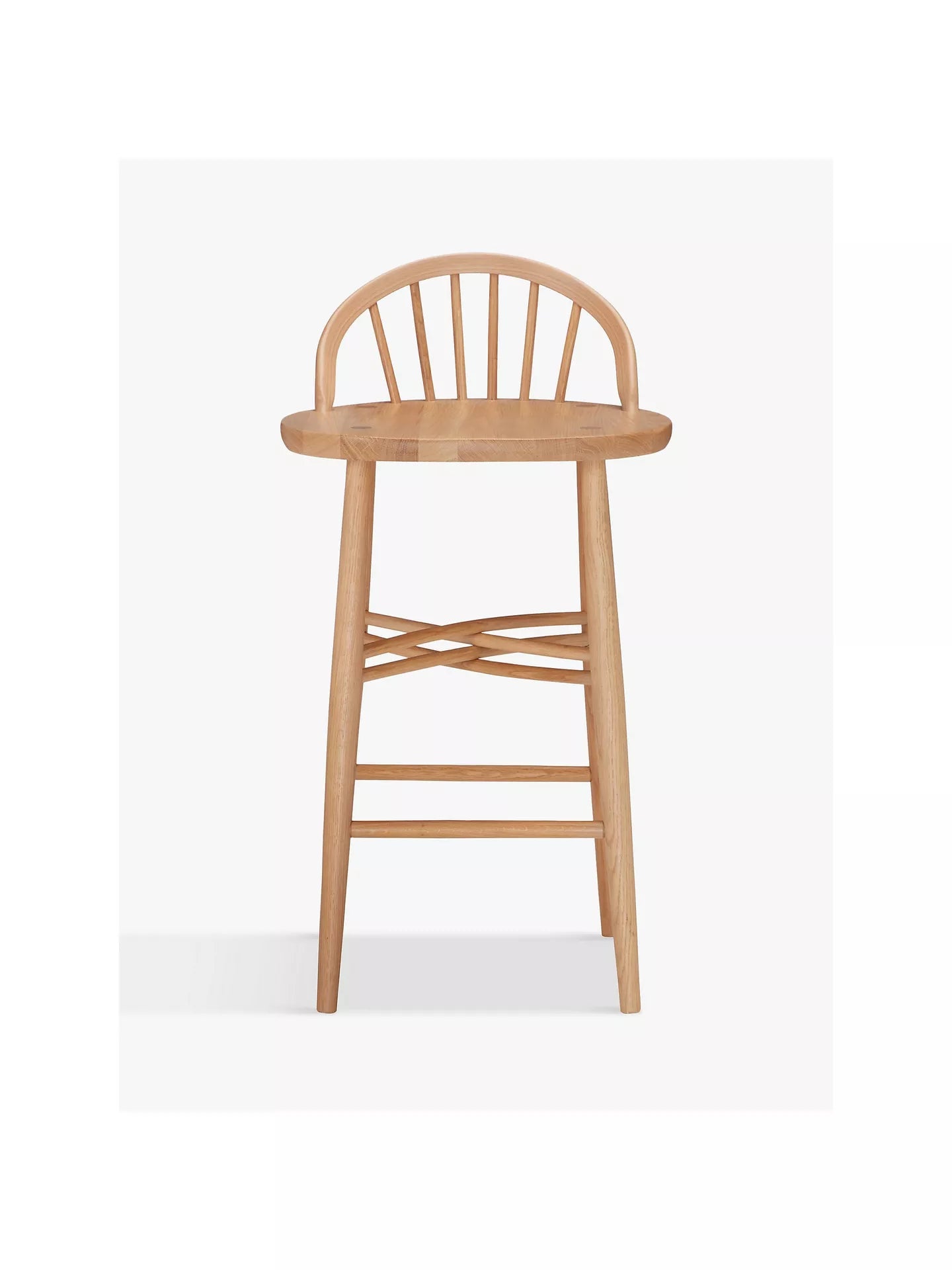 ercol for John Lewis Shalstone Bar Stool, Oak