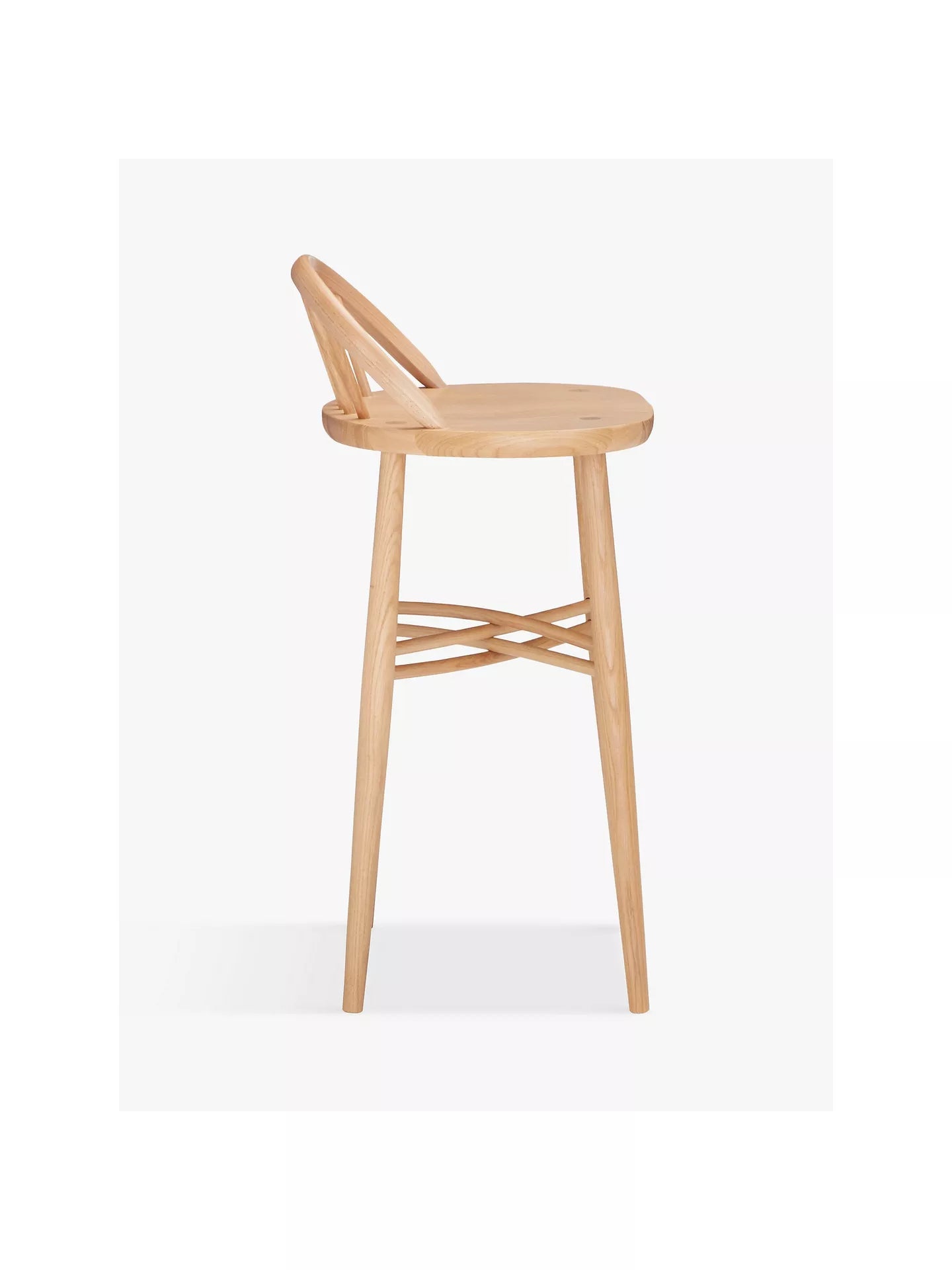 ercol for John Lewis Shalstone Bar Stool, Oak