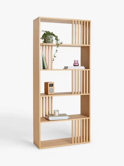 John Lewis Line Bookcase, Natural