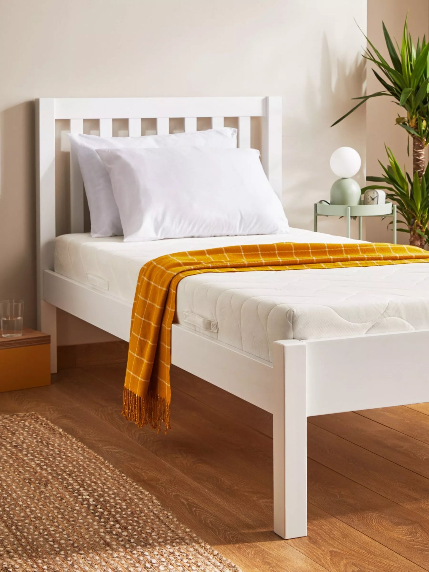 John Lewis ANYDAY John Lewis Rolled Deep Memory Foam Mattress, Medium/Firm Tension, Double